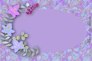 purple floral