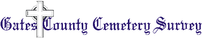 Gates County Cemetery Survey