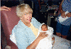 Grandma and David in the Hospital
