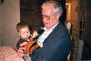 Grandpa Teaches David to Catch
