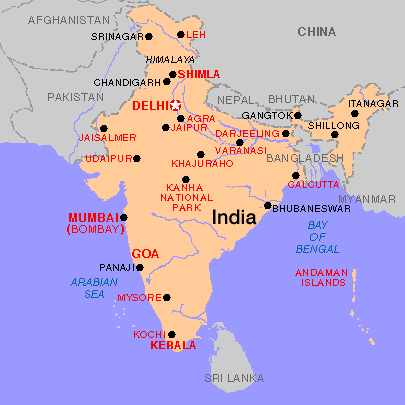 Maps of India