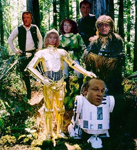 The Star Wars cast as George Lucas originally intended