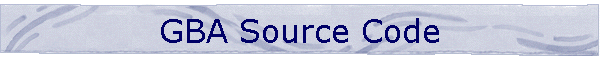 GBA Source Code