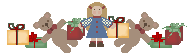 Christmas doll line
