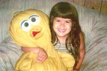 Kelsey and Big Bird