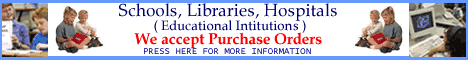 We accept purchase orders from schools, libraries,etc.