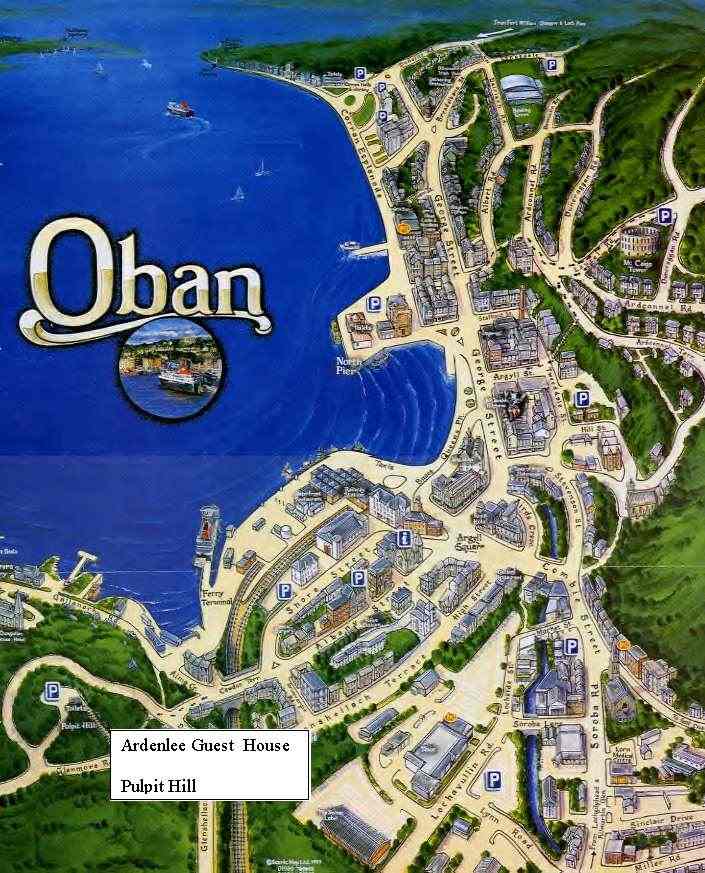 Oban Map