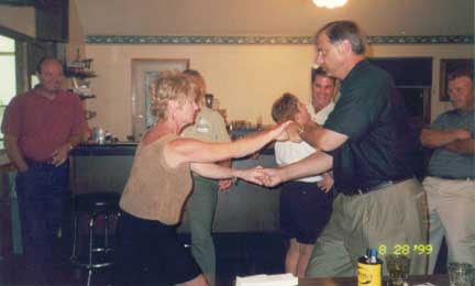 Jeanne & Barry actually WIN the dance contest!!