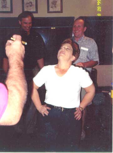 Patty must be swooning from the cigar smoke...