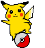 Don't fall down and hurt yourself now Pikachu...........
