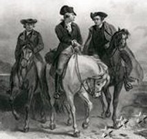 Washington, Henry, and Pendleton Going to the First Continental Congress
