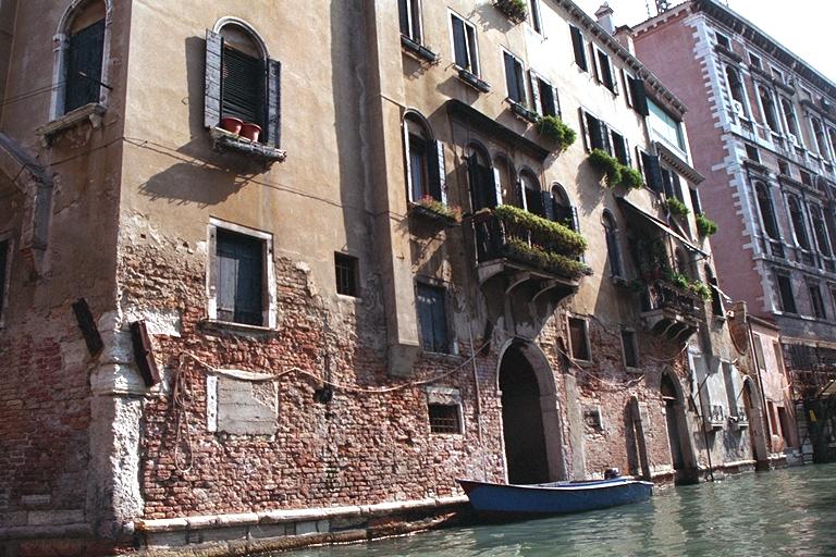 Buildings along the canal
