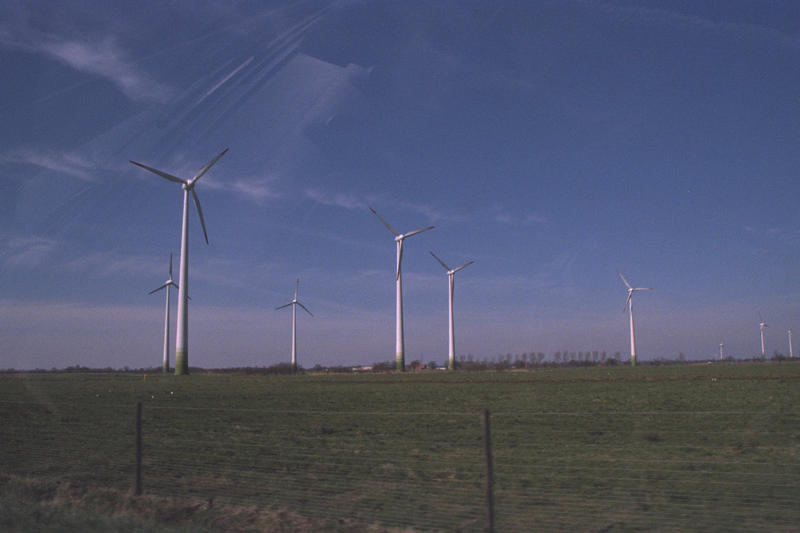 Wind farm on the way to Victorbur