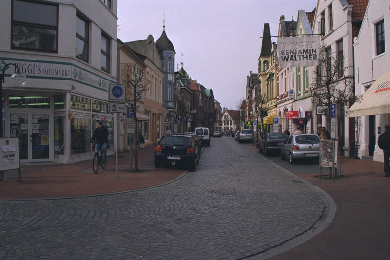 The shopping area