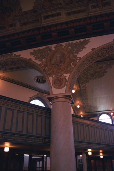 Detail inside the Lutheran Church