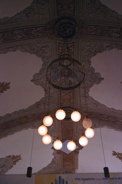 Detail inside the Lutheran Church