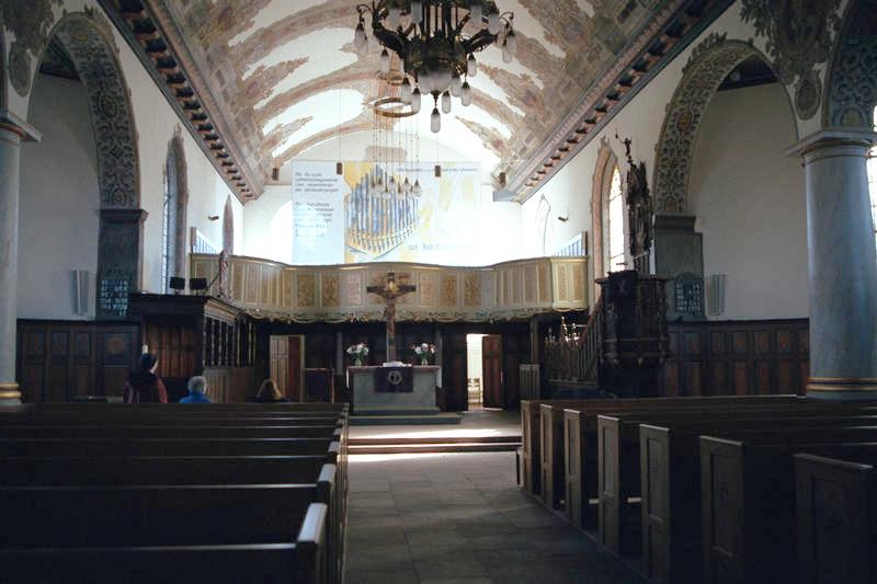 View from the back of the Lutheran Church