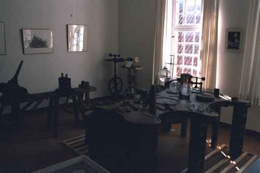 Goldsmithing equipment at the Heimats Museum