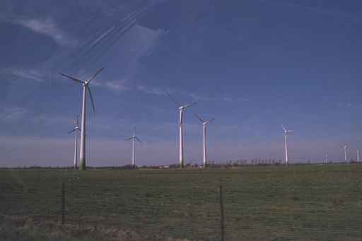 Wind farm on the way to Victorbur
