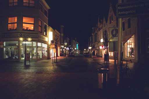 Downtown, just outside the China House