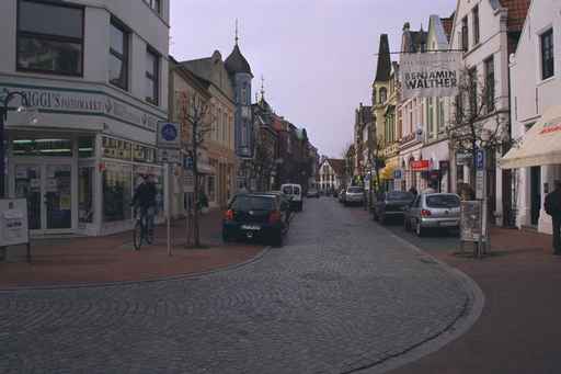 The shopping area
