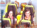 On Manhatan Express coaster at New York New York.
