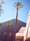 Luxor pyramid.