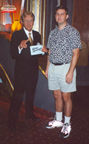 Greg discussing the previous nights adventure with Jerry Springer at Madame Tussaud's Wax Museum, The Venetian.