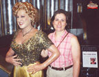 Donna with Bette Midler at Madame Tussaud's Wax Museum, The Venetian.