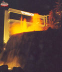The Mirage volcano.