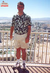 Greg on observation area, Stratosphere.