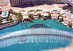 Bellagio fountain show from Eiffel Tower, Paris Las Vegas.