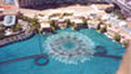 Bellagio fountain show from Eiffel Tower, Paris Las Vegas.