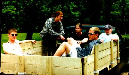 THE BOYS AND THE FAMOUS MEXICAN VEGETABLE TRUCK