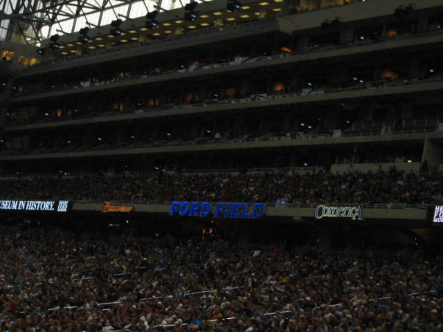 Ford Field - Detroit, MI 11/3/02