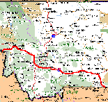 Montana state map