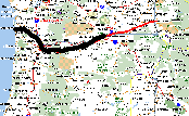 Oregon state map