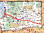 Washington state map