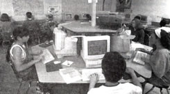 Grouputer ensures more than 1 or 2 students work at a computer