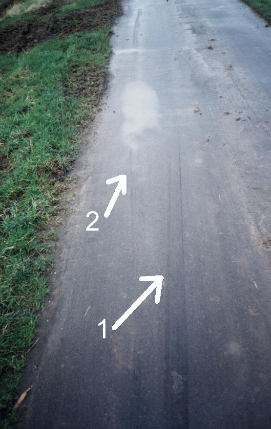 Skid marks