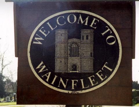 Wainfleet is clearly trying to compensate for the fact Skegness is much bigger and well known, by having expensive signs.