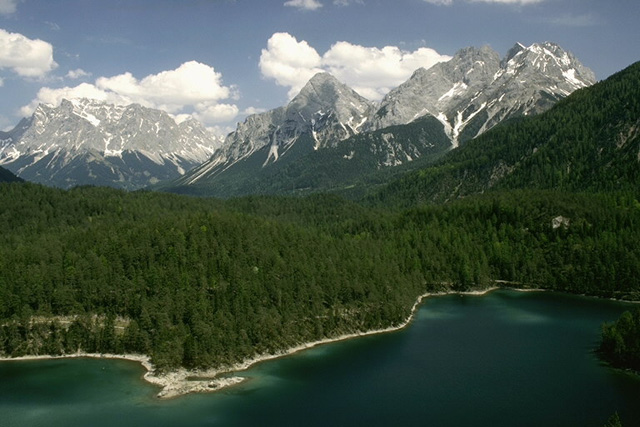 One moment you can ski or if you are tired from the snow you can waterski