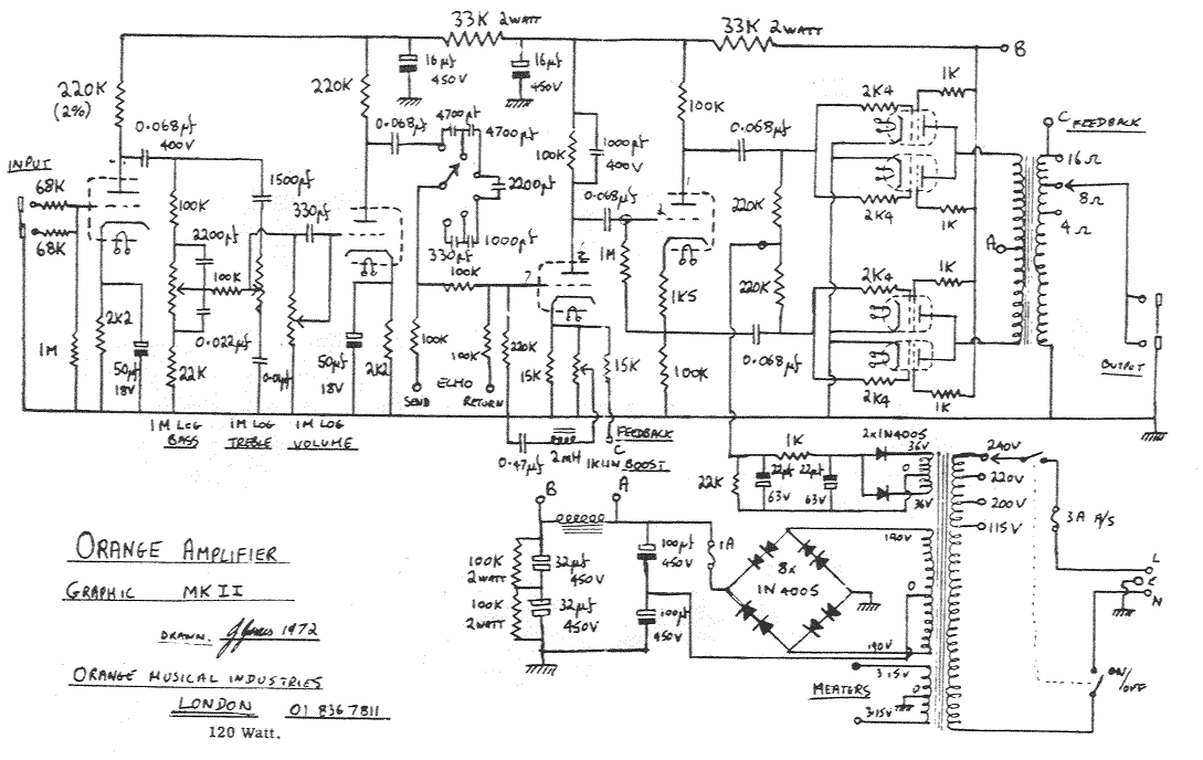 Graphic '72 schematic