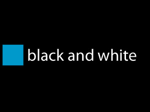 Black and White Logo