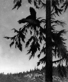 Theodor Kittelsen - Tiuren Spiller