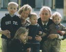 My parents and their grandchildren, April 2003