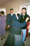 Friends dancing