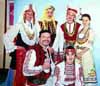 Michael Gelman with Bulgarian dance ensemble