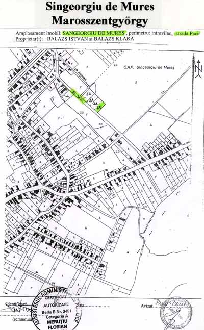 [map of S�ngeorgiu de Mures - click for larger size]