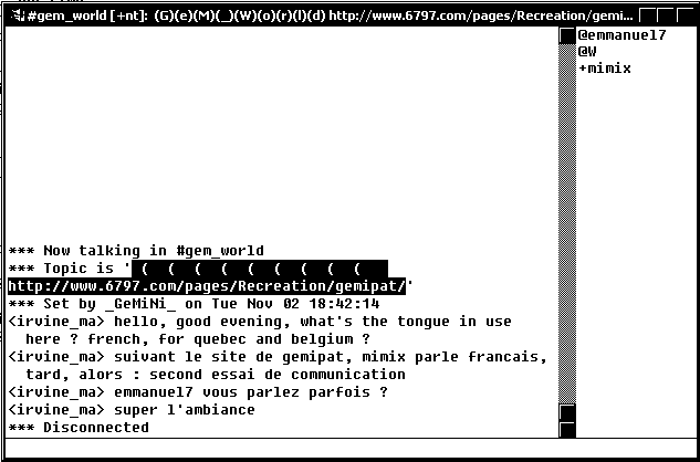 D�buts de Irvine_ma sur IRC